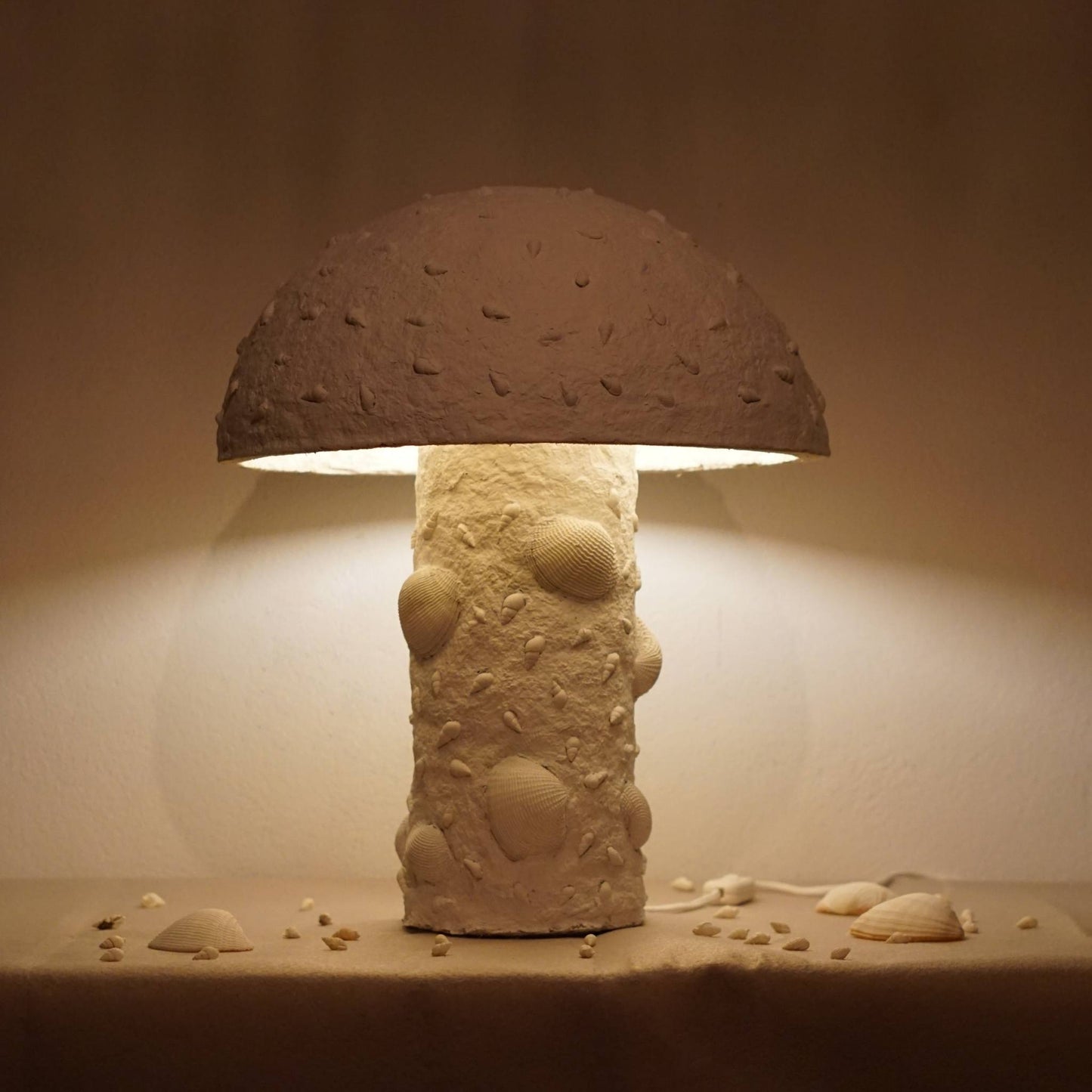 Paper & Shell Lamp